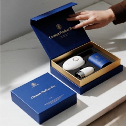 Custom Luxury Skin Care Serum Magnetic Box for Cosmetic Skincare Device Beauty Device and High Quality Gift Box Packaging